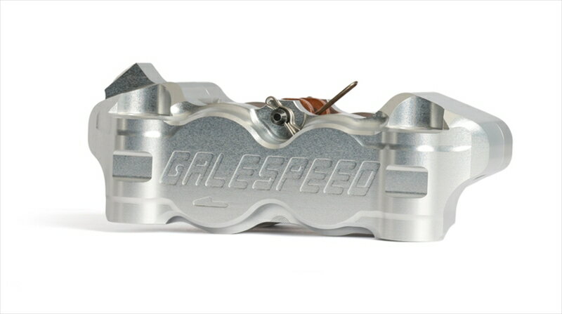 バイクパーツ GALE SPEED(ゲイルスピード) ビレット フロント4Pキャリパー 左 φ34-30 SIL ラジアル 100mmピッチGSBFCAL3430-10FS4538792966076