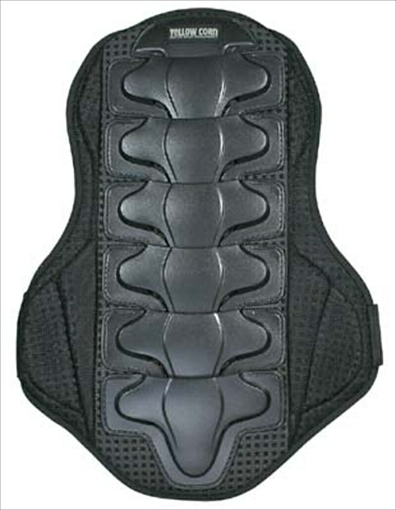 バイクパーツ ウェアYELLOW CORN(イエローコーン) セキツイプロテクション ブラック YA-1174580238477646