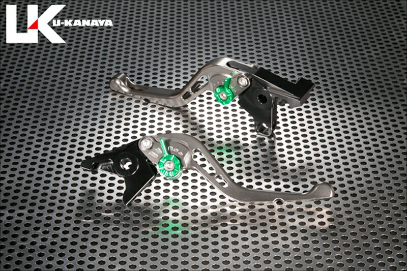 バイクパーツU-KANAYA(ユーカナヤ) レバーセット GPタイプ/ショート TI/TIKA075-157-06064550646443953