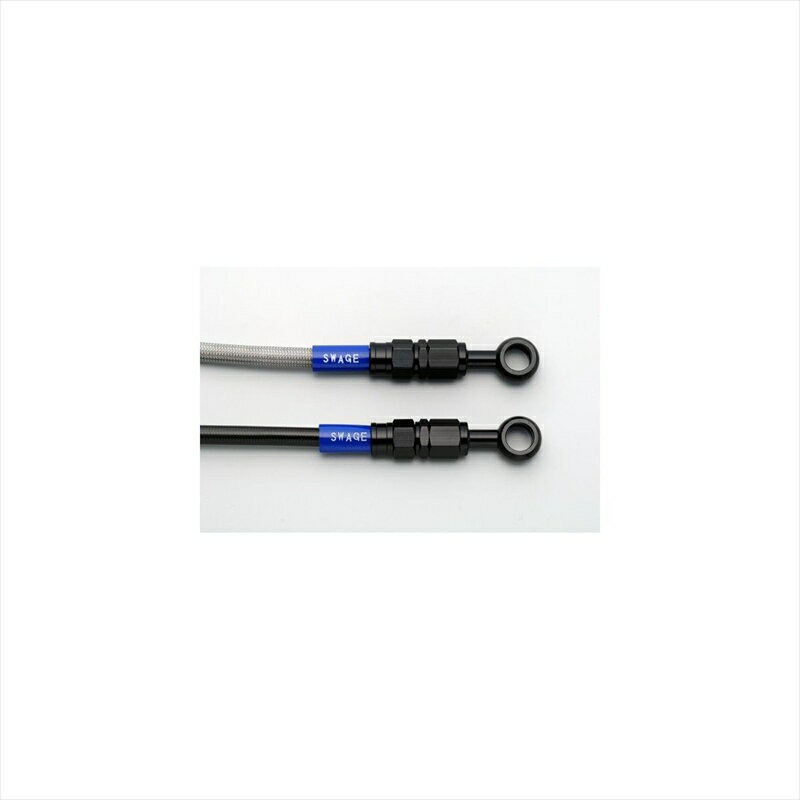 バイクパーツ スウェッジライン フロントホースキット BLK/クリアBAF732 4548664095650KLX125 10-16