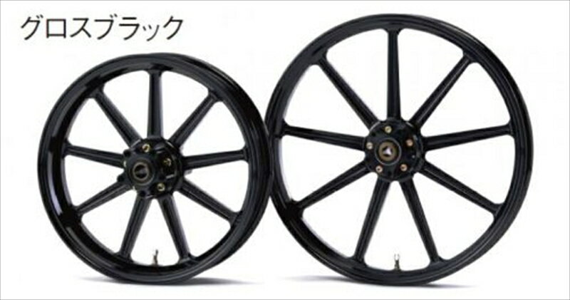 バイクパーツ GLIDE(グライド) 9S F250-19 グロスBLK 316900864538792862224