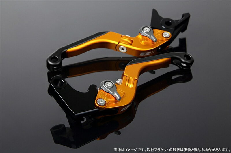 【5日前後で発送】 バイク用品 ハンドルエスエスケイ スピードラ アジャストレバー 可倒延長式 Mゴールド/Mチタン/Mブラック CB1300SF SC40 00-02 SC40-1070001～ LVGM004GD-TMBK 4580540573500取寄品