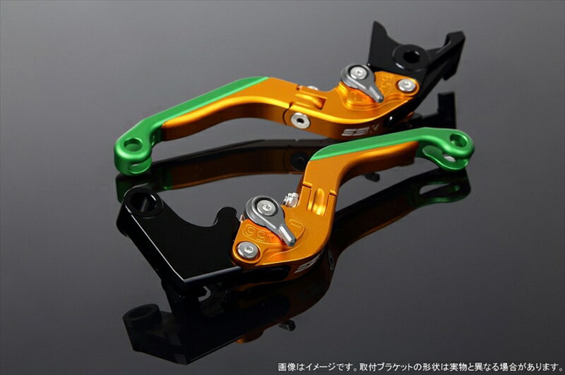 【5日前後で発送】 バイク用品 ハンドルエスエスケイ スピードラ アジャストレバー 可倒延長式 Mゴールド/Mチタン/Mグリーン CB1300SF SC40 00-02 SC40-1070001～ LVGM004GD-TMGN 4580540573562取寄品