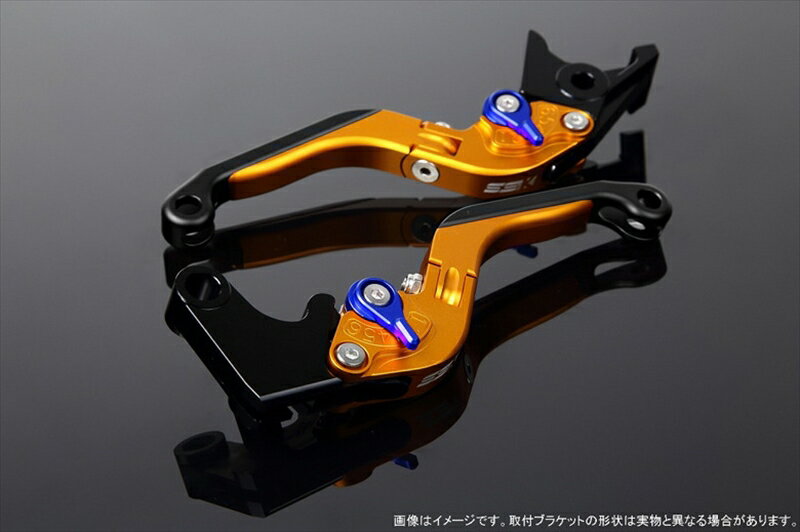 【5日前後で発送】 バイク用品 ハンドルエスエスケイ スピードラ アジャストレバー 可倒延長式 Mゴールド/Mブルー/Mブラック CB1300SF SC40 00-02 SC40-1070001～ LVGM004GD-BEBK 4580540573647取寄品
