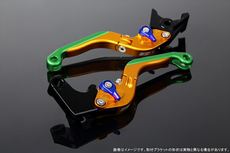 【5日前後で発送】 バイク用品 ハンドルエスエスケイ スピードラ アジャストレバー 可倒延長式 Mゴールド/Mブルー/Mグリーン CB1300SF SC40 00-02 SC40-1070001～ LVGM004GD-BEGN 4580540573708取寄品