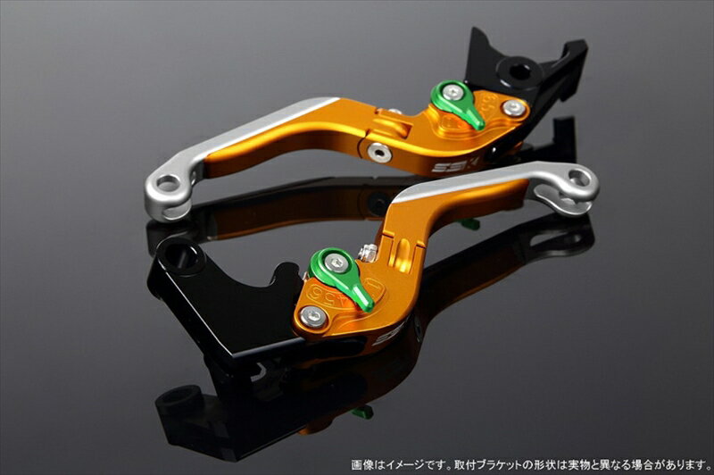 【5日前後で発送】 バイク用品 ハンドルエスエスケイ スピードラ アジャストレバー 可倒延長式 Mゴールド/Mグリーン/Mシルバー CB1300SF SC40 00-02 SC40-1070001～ LVGM004GD-GNSR 4580540573722取寄品