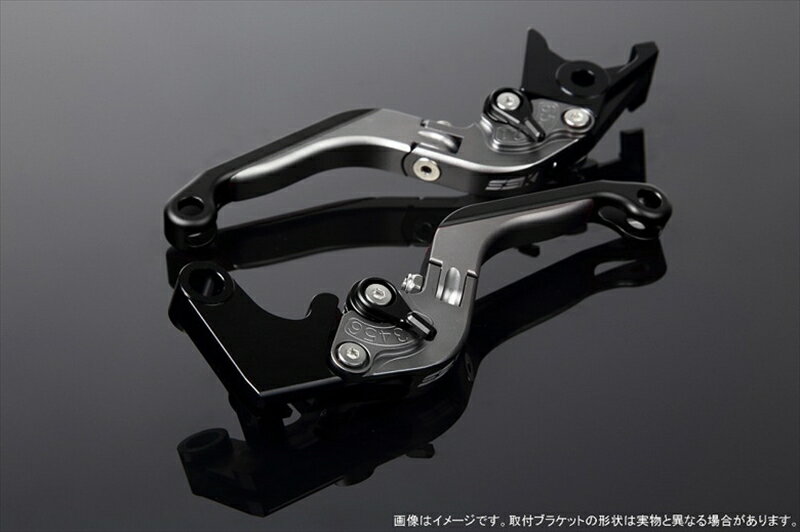 バイク用品 ハンドルエスエスケイ スピードラ アジャストレバー 可倒延長式 Mチタン/Mブラック/Mブラック CB1300SF SC40 00-02 SC40-1070001～ LVGM004TM-BKBK 4580540573784取寄品
