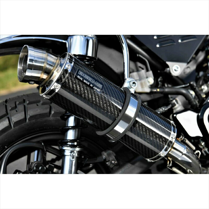 バイクパーツ マフラービームスモーターカンパニー R-EVOカーボンサイレンサー G1003-53-006 4582285346883モンキー125 8BJ-JB03
