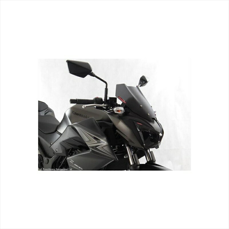 バイクパーツ 外装パワーブロンズ ネイキッドスクリーン ダークスモーク430-U176-002 4550255652357Z250 14-18