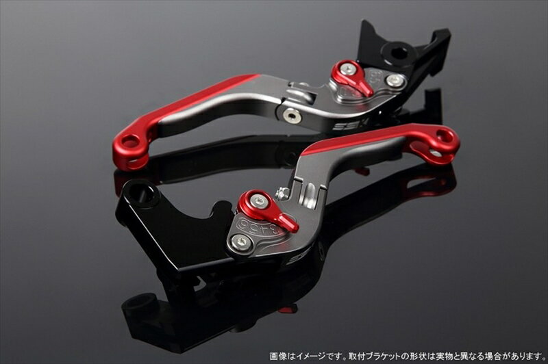 ハンドルエスエスケイ スピードラ アジャストレバー 可倒延長式 Mチタン/Mレッド/Mレッド ZX-6R 07-17 ZX-10R 06-15LVGM027TM-RDRD 4580540607915取寄品