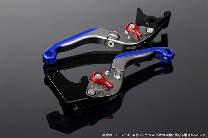 ハンドルエスエスケイ スピードラ アジャストレバー 可倒延長式 Mチタン/Mレッド/Mブルー ZX-6R 07-17 ZX-10R 06-15LVGM027TM-RDBE 4580540607922取寄品