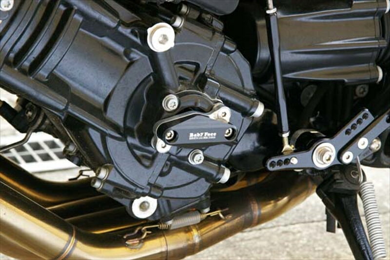 バイク用品 外装BABYFACE ベビーフェイス エンジンスライダー左 BLK K1200 1300R 05-11006-SBM02 4589981470973