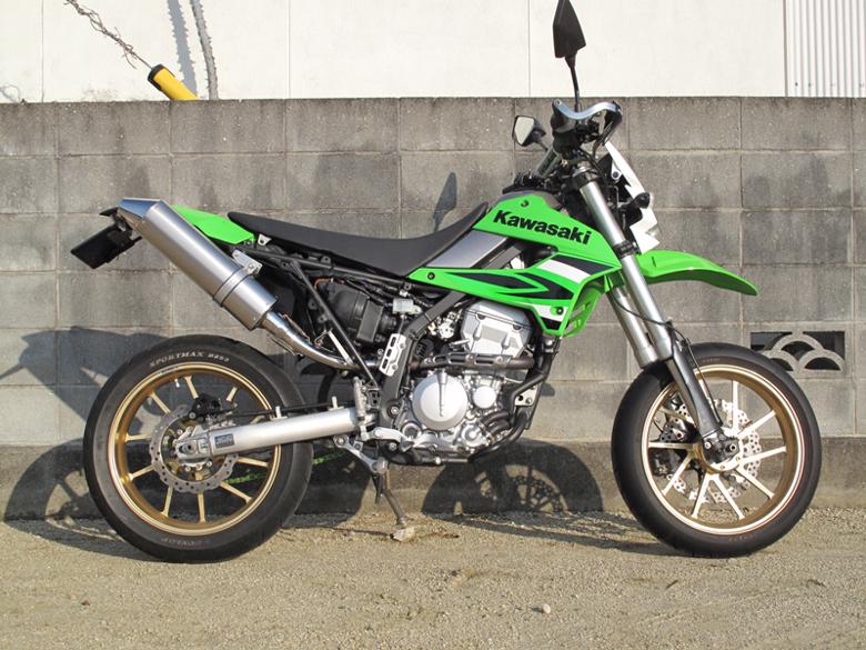 KAWASAKI - バイクパーツ マフラーホットラップ ワンパンチ M2 S/O キャタライザー OPC-08 4548664118861KLX/DトラッカーX 08-