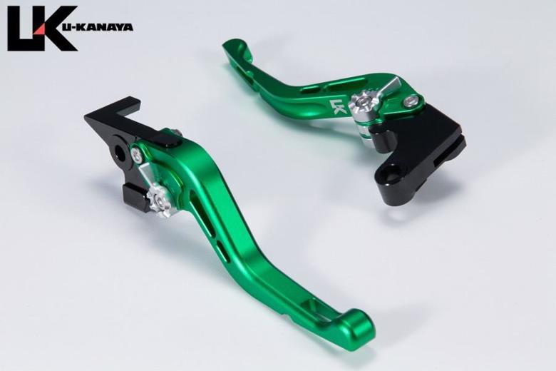 バイクパーツU-KANAYA(ユーカナヤ) レバーセット GPタイプ/ショート GN/TI HO078-042-06174549950951773 ツヤケシ モンキー125 18- JB02/JB03/JB05