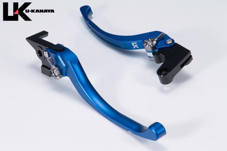 バイクパーツU-KANAYA(ユーカナヤ) レバーセット ツーリング BL/BL HO078-042-08144549950952398 ツヤケシ モンキー125 18- JB02/JB03/JB05