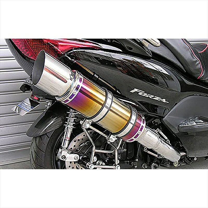 バイクパーツ マフラーウイルズウィン ビーストマフラー タイプE/焼色222-10-10 4547424253248FORZA(MF08)