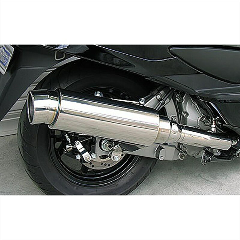 バイクパーツ マフラーウイルズウィン ステップマフラー312-08-01 4547424254610SKYWAVE250(CJ44/45/46)