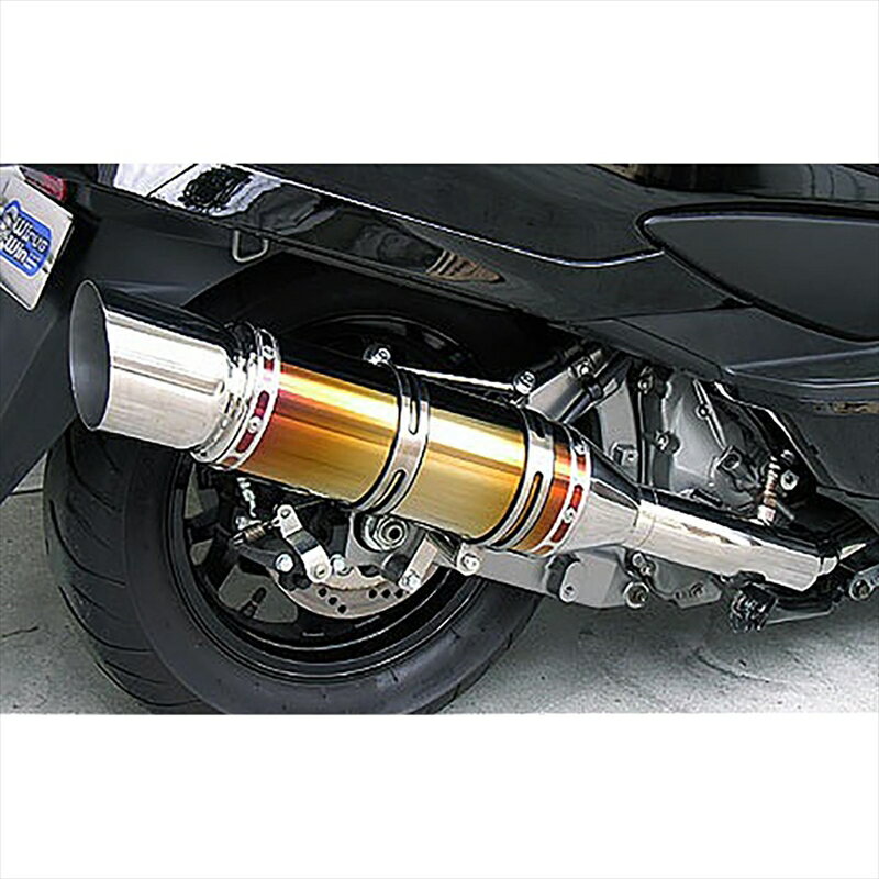バイクパーツウイルズウィン WirusWin エクシードチタンマフラー SKYWAVE250 CJ44/45/46 312-09-10 4547424526724