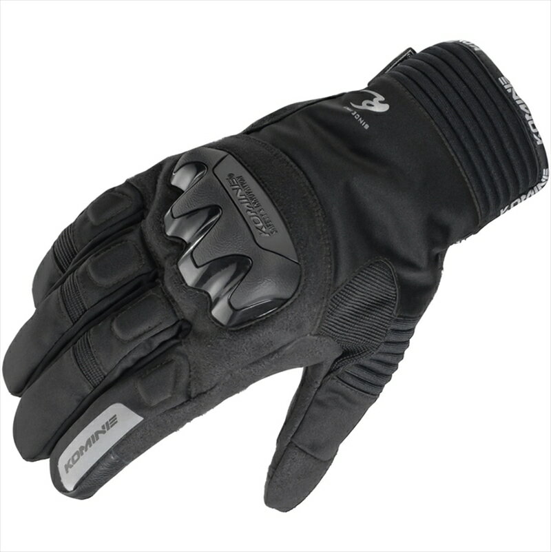 【5日前後で発送】 バイク用品 ウェアコミネ GK-834 PROTE.Wグローブ BLK XS06-834 4573325750531取寄品