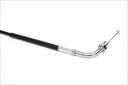 バイク用品 吸気系 エンジンACTIVE アクティブ アジャスタブル スロットルワイヤー 800mm TYPE-1 (メッキ金具 BLK仕様)1060180 4...