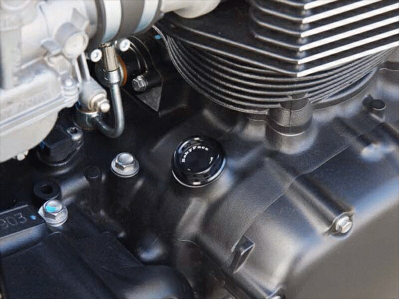 バイク用品 冷却系BABYFACE ベビーフェイス オイルフィラーキャップ BK HEXA M24 トライアンフ ボンネビル005-ET002BK 458998...