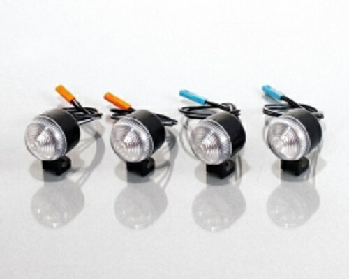 【5日前後で発送】 バイク用品 電装系KITACO キタコ ワレンズミニウインカーキット オレンジ モンキー FIシャ830-1137900 4990852068906取寄品