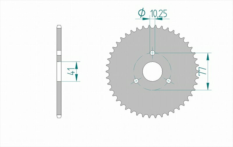 バイクパーツAFAM(アファム) Rスプロケット 415-4211207-424548664327713