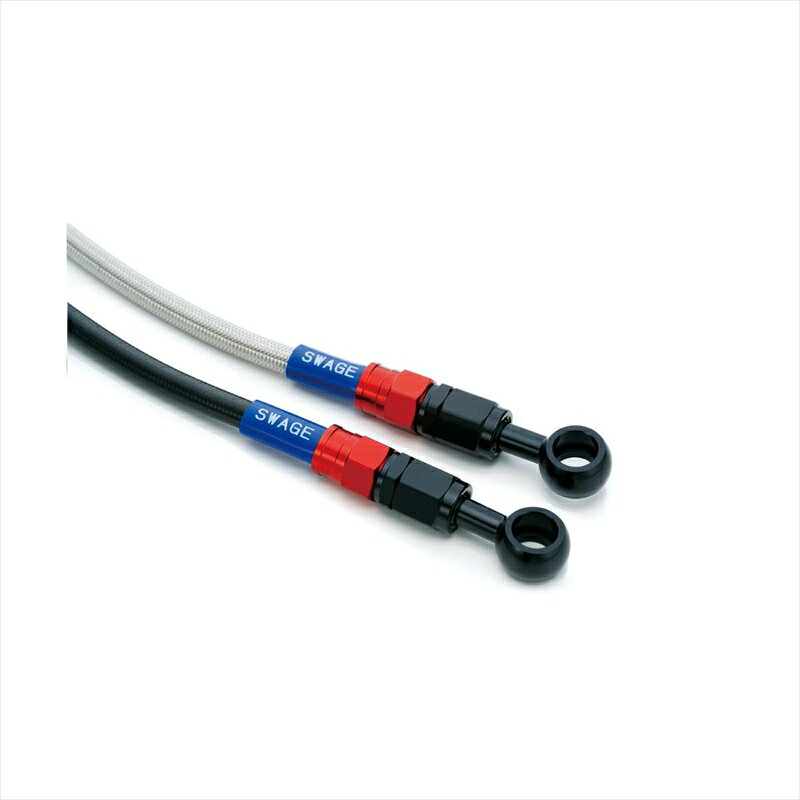 【5日前後で発送】バイクパーツ スウェッジライン フロントホースキット R＆K/BLKRAFB0027 4548916970698CB1100 ABS不可 16