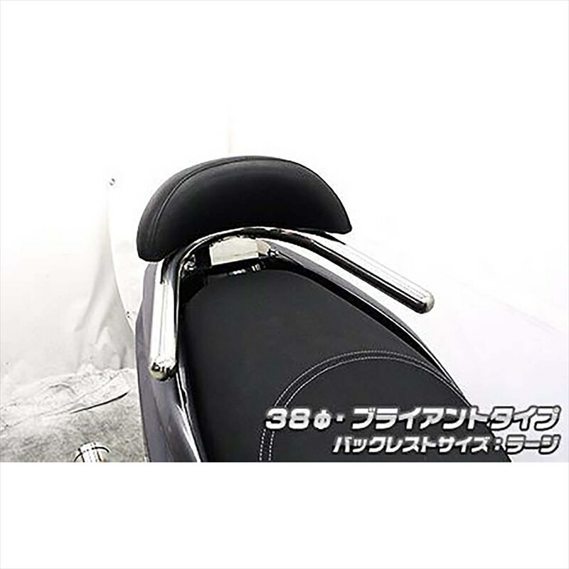 バイクパーツ 外装ウイルズウィン Bレスト付タンデムバー BRY/38/L 1563-02-11 4549950798675トリシティ125 EBJ-SE82J