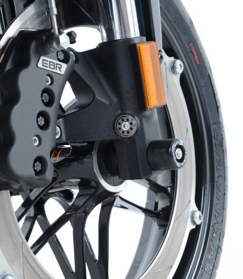 R＆G フォークプロテクター BLK EBR 1190 RX／SX 14- 《アールアンドジー RG-FP0163BK》 2