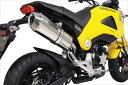バイク用品 マフラースペシャルパーツタケガワ SP武川 コーンオーバルマフラー スリップオンタイプ GROM(JC61-1000001〜1299999)13-0...