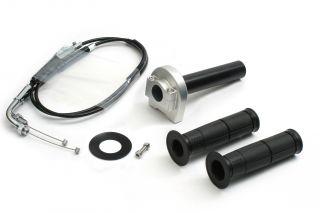 バイク用品 吸気系 エンジンACTIVE アクティブ スロットルKIT ［TYPE-1 SIL］φ36 ［メッキ金具］ MT-07 14-161061821 4538792829715