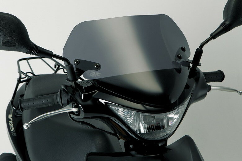 【5日前後で発送】バイク用品 外装AF-ASAHI アサヒフウボウ/旭風防 AD-21 ショートバイザー アドレスV125S ベーシックAD-21 456012...