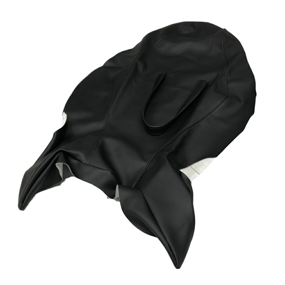 バイク MT-09(RN34J)(RN52J)/FZ-09 シートカバー 黒/透明ステッチ 張替え 純正シート補修用 日本製 アルバ