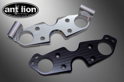 バイク用品 ハンドルアントライオン antlion トップブリッジ ミルタイプ シルバー GSX1300R HAYABUSA -0707240-SL 4547567751953取寄品