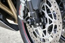 バイク用品 外装BABYFACE ベビーフェイス アクスルプロテクター フロント BLK STREET TRIPLE 765 17-006-AT006 4589...