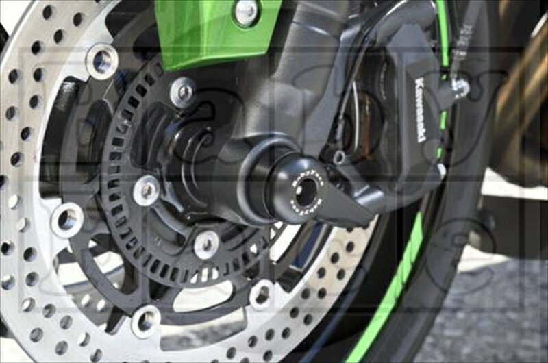 バイク用品 外装BABYFACE ベビーフェイス アクスルプロテクター フロント Ninja1000SX 20006-AK018F 4589981473622