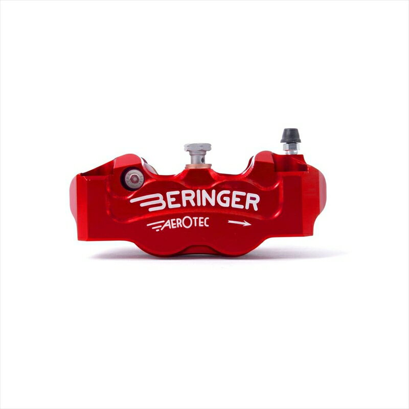 バイク用品 ブレーキ クラッチBERINGER ベルリンガー 4Pラジアルキャリパー ヒダリ レッド 108mm ZX10R 03-15、YZF-R1 04-06、GSX-R1000 03-164R11A-R 4547567787129取寄品 セール