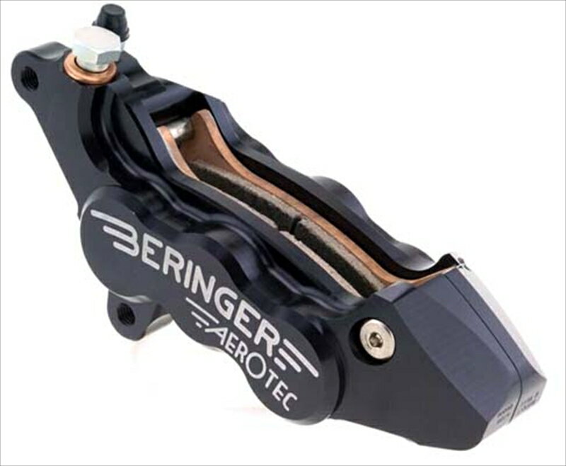 バイクパーツBERINGER(ベルリンガー) 6P アキシャルキャリパー 左 ブラックH12A-B4547567802808