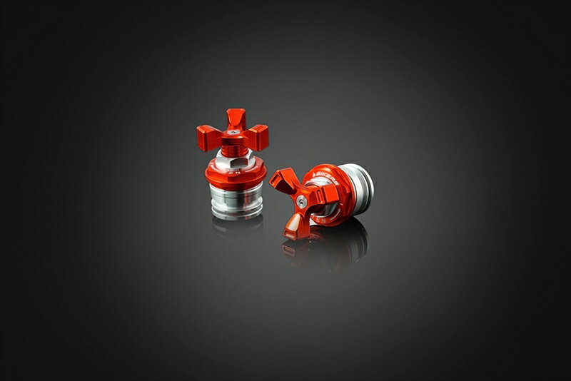 バイクパーツBIKERS(バイカーズ) フロントフォークアジャスター オレンジK0107-ORG4548916434916