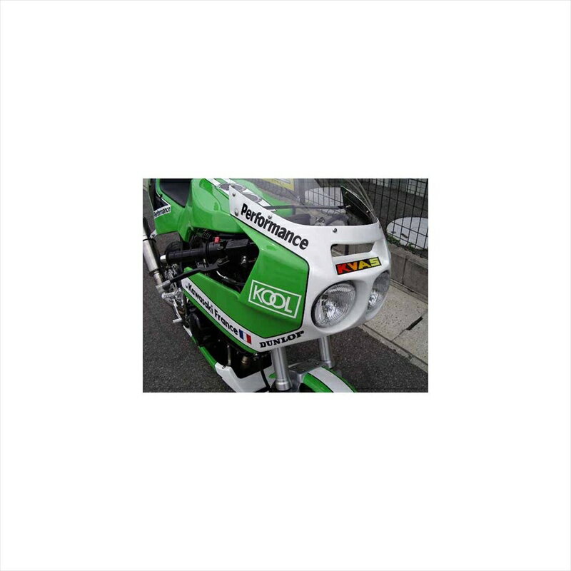バイクパーツ 外装プレジャー KR110アッパーカウル FRPクロゲル PK30704 4547567377627KSR110