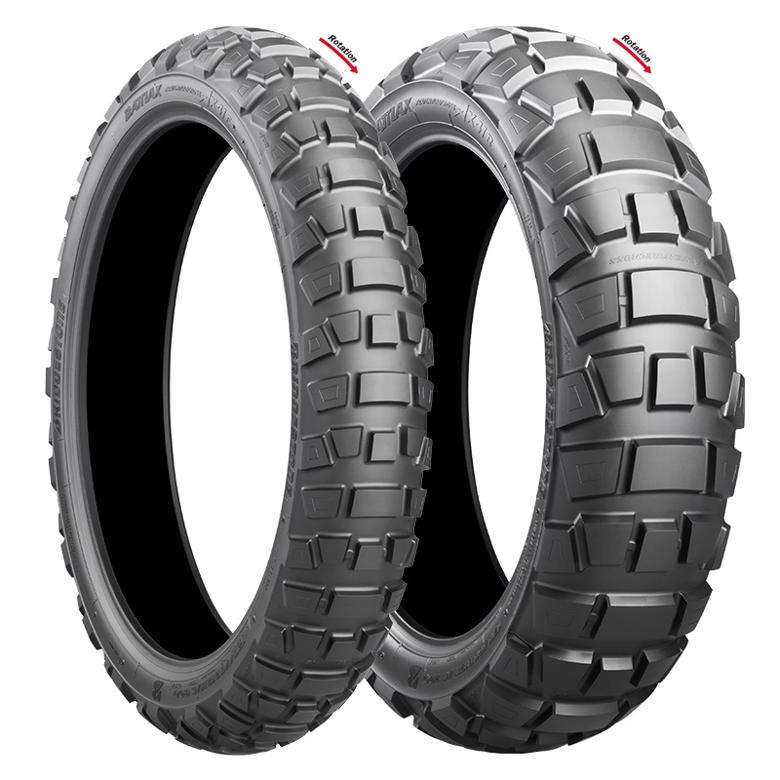 【BRIDGESTONE】ブリヂストン AX41 (R) T L 150 70B17M C 69Q■カタログ品番：P092-8586■メーカー品番：MCS01441■JAN：4961914869687適応車両：150／70B17M／C 69Q キャッチフレーズ ： BATTLAX ADVENTURECROSS AX41の特徴◆ブリヂストンのアドベンチャーカテゴリー向けタイヤである「A41」がオンロードでの使用を想定しているのに対して、オフロードでの使用を想定して開発された、優れたオフロード走破性と耐久性を有するバイアスタイヤです。◆外径:650mm、トレッド幅:151mm、標準リム幅:4.25インチ、適合リム幅:3.5-4.5インチ メーカー品番[カタログ品番] ： MCS01441 画像注意書き ：画像はイメージです。リアのみです。 画像はイメージです。リアのみです。 ■商品分類：バイク用品、オートバイ（モーターサイクル）パーツ ■カテゴリ：車、バイク、自転車 ＞ バイク ＞ バイク用タイヤ、ホイール ＞ タイヤチューブ ■対象：男性(メンズ)、女性(レディース) ■用途：ツーリング(ロングツーリング)、通勤、通学 ※号機番号と適応車種を必ずご確認のうえ、ご注文くださいますようお願い致します。ご不明点等は、ご注文前にお問合せください。 ※掲載商品と実際の商品との色合いが異なる場合がございます。ご了承の程、宜しくお願い致します。 ※商品は予告なく仕様の変更や販売を終了している場合がございますので予めご了承下さい。 ※画像は装着画像や塗装済みのイメージ画像の場合がございます。 ※画像に含まれる、小道具等は商品には含まれておりません。 ※画像は装着イメージです。車両本体は商品に含まれておりません。