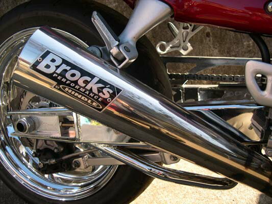 バイク用品 マフラーBROCK'S PERFORMANCE ブロックス ストリートメガホン シングルS O GSXR1000 01-04S10-SMEGSOS 4548664108749取寄品 セール