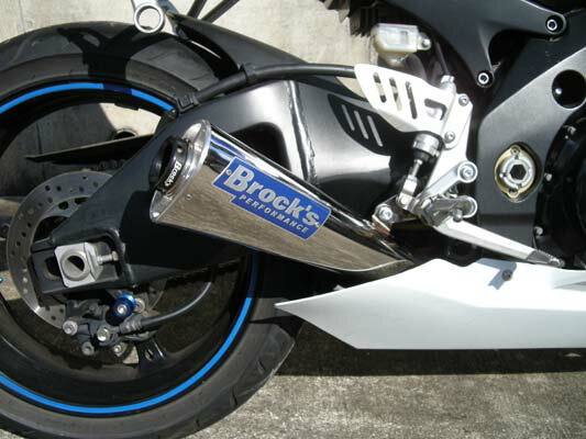 バイク用品 マフラーBROCK'S PERFORMANCE ブロックス エイリアンヘッド EXシステム 14 POL GSXR1000 07-08S1007-AH 4548664110544取寄品 セール