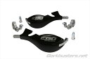 バイク用品 ハンドルBARKBUSTERS バークバスターズ EGO ハンドガード Two Point Mount (Tapered) BLACKEGO-005-02-BK 4580041232005取寄品 セール