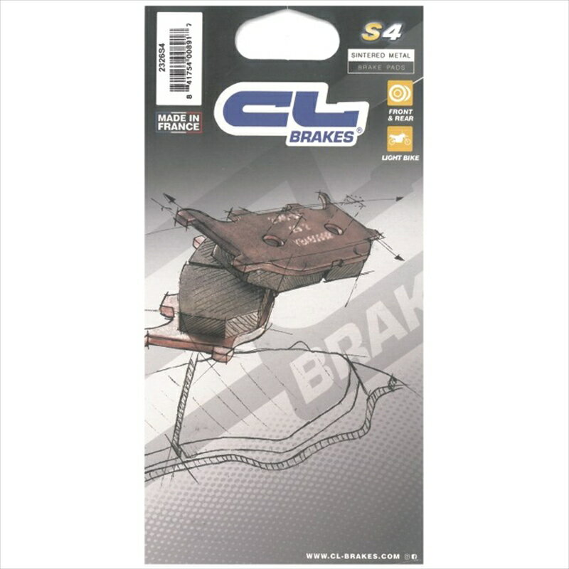 バイクパーツ CL BRAKES(旧カーボンロレーヌ) 2306-S4 CL ブレーキパッド2306-S4 4528388007610