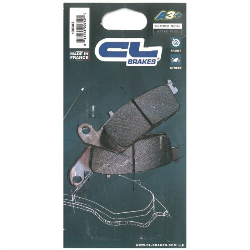 バイクパーツ CL BRAKES(旧カーボンロレーヌ) 2326-A3+ CL ブレーキパッド2326-A3+ 4528388007825