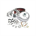 【5日前後で発送】バイクパーツエスアンドエスサイクル S&S クラシックティアドロップ エアクリーナーキット クローム ツインカム ケーブル2本引 99-1717-0450 4548916697779