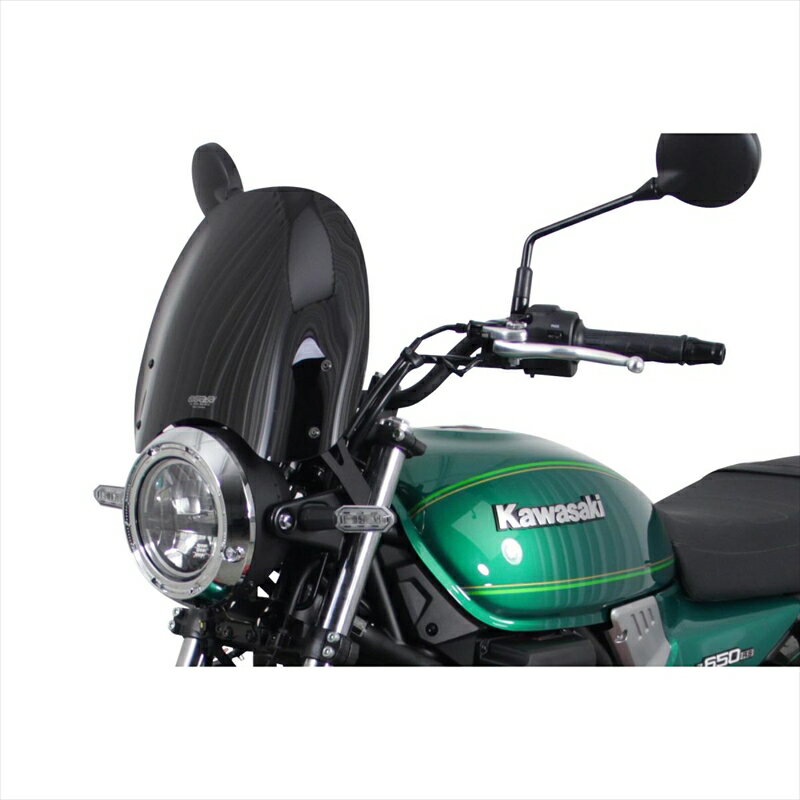 バイクパーツエムアールエー MRA スクリーン ツーリング ブラック Z650RS 22-254025066172702 4550255688134