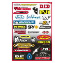 バイク用品 アクセサリーファクトリーエフェックス ファクトリーFX ステッカーキット スポンサーB KITFX10-68002 4547567238652